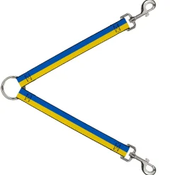 Dog Leash Splitter - Ukraine Flag Continuous