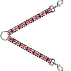 Dog Leash Splitter - United Kingdom Flags