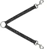 Dog Leash Splitter - Verbiage Destination Cities Black/White