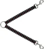 Dog Leash Splitter - Vinyl Records Stacked Black/Gray/Red/White
