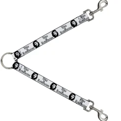 Dog Leash Splitter - VIVA LA REVOLUCION Che White/Black