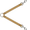 Dog Leash Splitter - Wallpaper1 Tan/Orange/Brown