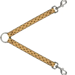 Dog Leash Splitter - Wallpaper1 Tan/Orange/Brown