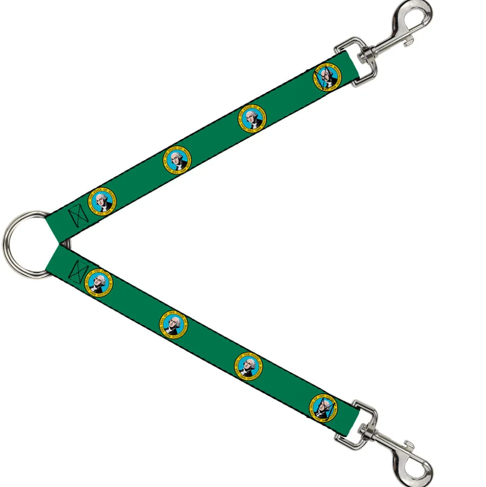 Dog Leash Splitter - Washington Flag
