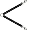 Dog Leash Splitter - YOLO Diagonal Black/Gray/White