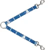 Dog Leash Splitter - YOU MAD BRO White/Royal