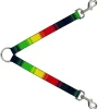 Dog Leash Splitter - Zarape4 Vertical Rasta