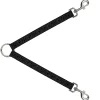 Dog Leash Splitter - Zebra 2 Black/Gray