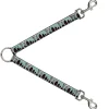 Dog Leash Splitter - Zebra Poops Color