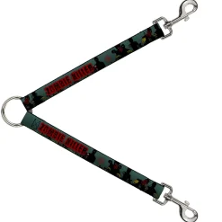 Dog Leash Splitter - ZOMBIE KILLER Zombie March Green/Red/Black