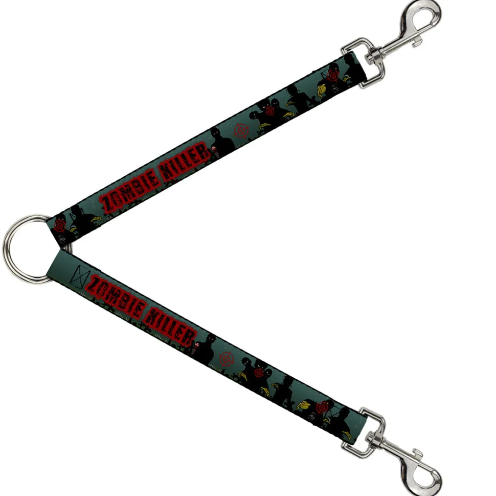 Dog Leash Splitter - ZOMBIE KILLER Zombie March Green/Red/Black