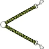 Dog Leash Splitter - Zombie Expressions Black/Green/Red