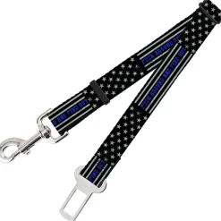 Dog Safety Seatbelt for Cars - FAFO FUCK AROUND AND FIND OUT Thin Blue Line Flag
