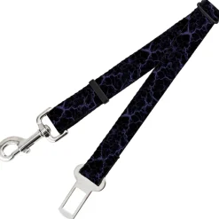 Dog Safety Seatbelt for Cars - Marble Black/Purple