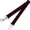 Dog Safety Seatbelt for Cars - Marble Black/Hot Pink