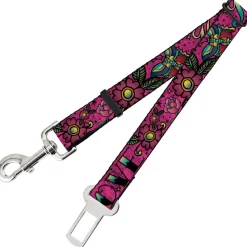Dog Safety Seatbelt for Cars - Love Kills Pink