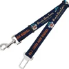 Dog Safety Seatbelt for Cars - BEACH DAWG CARE ALL DOGS ARE EQUAL Navy/Oange