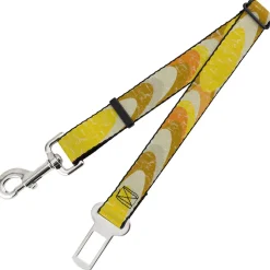 Dog Safety Seatbelt for Cars - Spots Stacked Weathered Yellows/Browns
