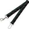 Dog Safety Seatbelt for Cars - Racing Stripes/Digital Camo Black/Gray/Green/Blue/Red