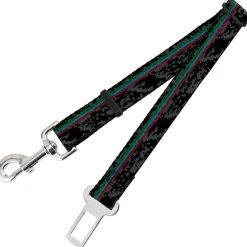 Dog Safety Seatbelt for Cars - Racing Stripes/Digital Camo Black/Gray/Green/Blue/Red