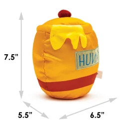 Dog Toy Ballistic Squeaker - Winnie the Pooh Hunny Pot Yellow