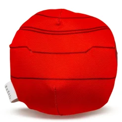 Dog Toy Ballistic Squeaker - Iron Man Face Red