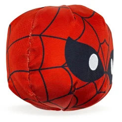 Dog Toy Ballistic Squeaker - Spider-Man Face Red