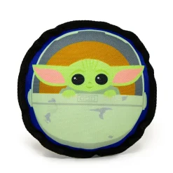 Dog Toy Ballistic Squeaker - Round Star Wars The Child Chibi Carriage Pod Pose Blue