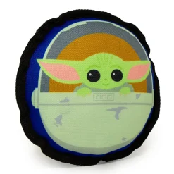Dog Toy Ballistic Squeaker - Round Star Wars The Child Chibi Carriage Pod Pose Blue