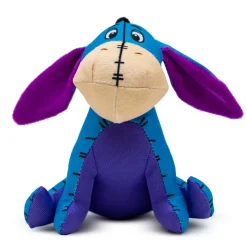 Dog Toy Ballistic Squeaker - Winnie the Pooh Eeyore Sitting Pose Blue