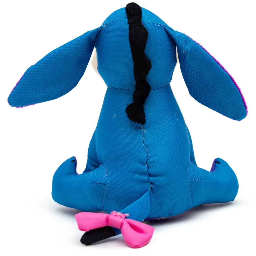 Dog Toy Ballistic Squeaker - Winnie the Pooh Eeyore Sitting Pose Blue