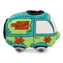 Dog Toy Hide and Seek Toy - Scooby-Doo The Mystery Machine Van with Scooby-Doo, Thelma and Shaggy Standing Plush