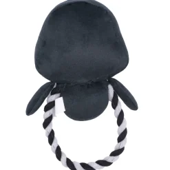 Dog Toy Plush Rope Toy - Star Wars Darth Vader Plush Black Gray Round Rope