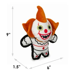 Dog Toy Squeaker Corduroy Plush - It Pennywise Red Balloon Pose