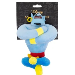Dog Toy Squeaker Plush - Aladdin Genie Sitting Pose