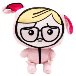 Dog Toy Squeaker Plush - A Christmas Story Ralphie Pink Bunny Pajama Pose