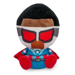 Dog Toy Squeaker Plush - Avengers Kawaii Falcon Full Body Sitting Pose