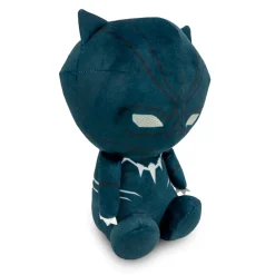 Dog Toy Squeaker Plush - Avengers Kawaii Black Panther Full Body Sitting Pose