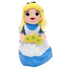 Dog Toy Squeaker Plush - Alice in Wonderland with Flowers Full Body Pose