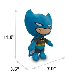 Dog Toy Squeaker Plush - Batman Full Body Standing Pose with Blue Cape
