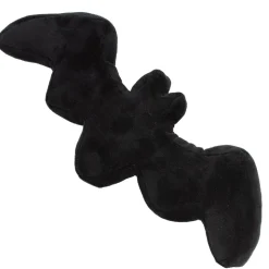 Dog Toy Squeaker Plush - Batman Bat Shape Black