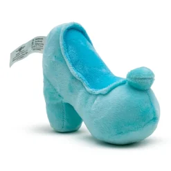 Dog Toy Squeaker Plush - Cinderella Slipper Replica Light Blue