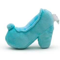 Dog Toy Squeaker Plush - Cinderella Slipper Replica Light Blue