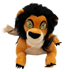 Dog Toy Squeaker Plush - Disney The Lion King Scar Full Body Pose with Rope Tail