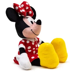 Dog Toy Squeaker Plush - Disney Minnie Mouse Smiling Sitting Pose