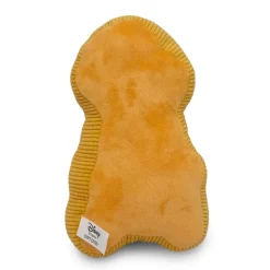 Dog Toy Squeaker Plush - Disney Goofy Smiling Face Golden Yellow