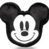 Dog Toy Squeaker Plush - Disney Mickey Mouse Smiling Face Black