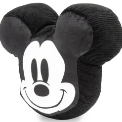 Dog Toy Squeaker Plush - Disney Mickey Mouse Smiling Face Black