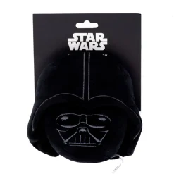 Dog Toy Squeaker Plush - Darth Vader Helmet Black