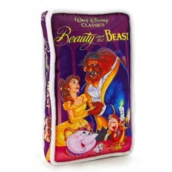 Dog Toy Squeaker Plush - Disney Beauty and the Beast VHS Tape Replica